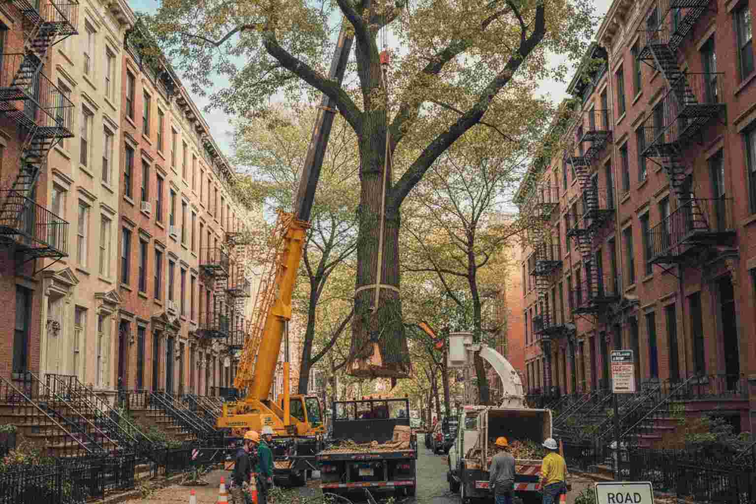 Professional tree removal in Brooklyn - tree removal cost calculator